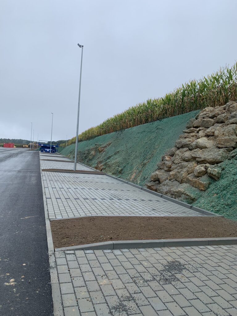 Erosion control for slopes