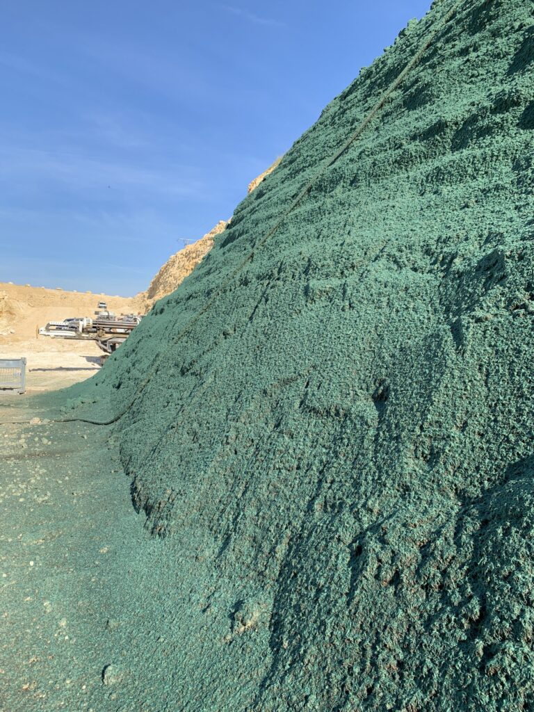 Erosion control protective mulch