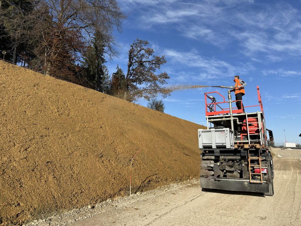Protective walls on golf courses